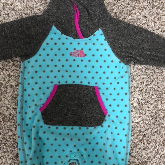 north face baby bodysuit